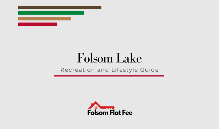 Folsom Lake recreation area with shoreline and scenic views